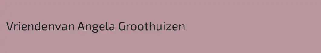 Vriendenvan Angela Groothuizen